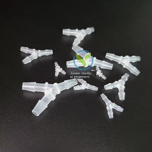 Y-type three-way plastic pagoda connector water separator PP hose silicone rubber pipe peristaltic pump plastic air circuit conn