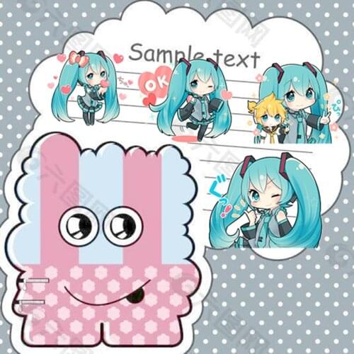 80 Cartoon anime girl anime funny scrapbook stickers for kids, DIY laptop suitcase skateboard motorcycle bike toy boy