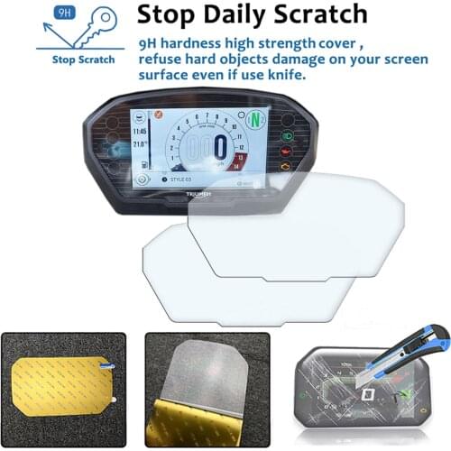 For Triumph Tiger 1200XC 1200 XC 1200 XR Tiger 800 2017 2018 Motorcycle Cluster Scratch Protection Film Screen Protector