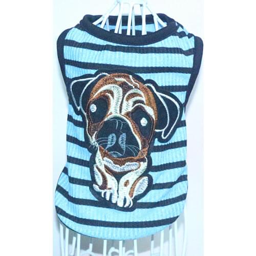 Cartoon Pet Clothes Summer Cat Vest Puppy T-shirt Small Dog Clothing Shirt Yorkshire Pomeranian maltese Bichon Poodle Pet Outfit