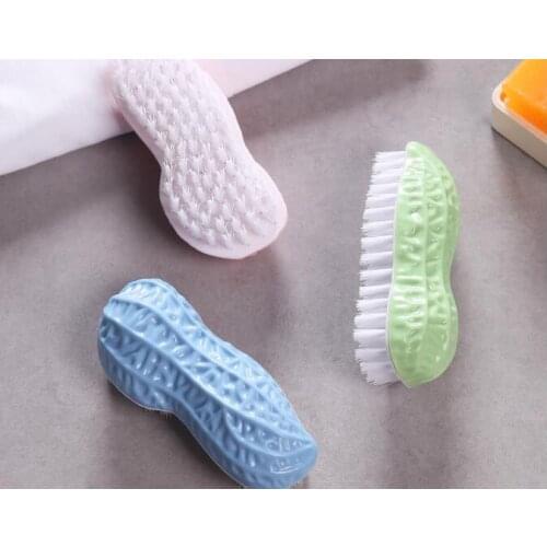 1PC Clothes cleaning brush Multifunction Peanut Corn Plastic Dish Wash Scrubber Brush Table Sweeper Carpet Dust Brush OK 0796