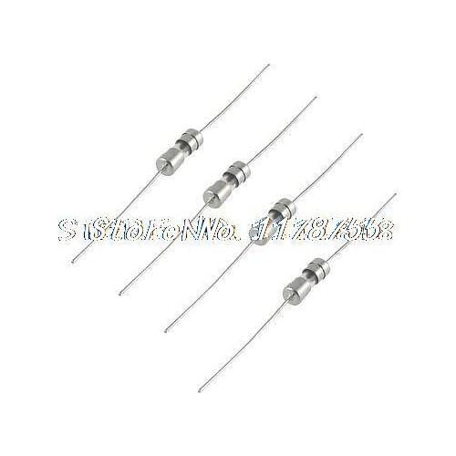 10 Pcs Axial Lead Fast Acting 3.6 x 10mm Glass Fuse 250V 1.6A