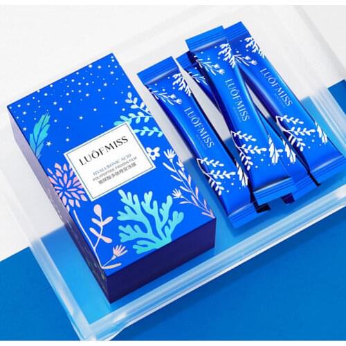 Hyaluronic Acid Peptide Facial Mask Moisturizing and Hydrating Sleep Repair Mask Skin Care 7Pcs