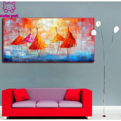 5d full round diamond embroidery Abstract dancing woman art Diy diamond painting stitch cross mosaic rhinestones Decor large