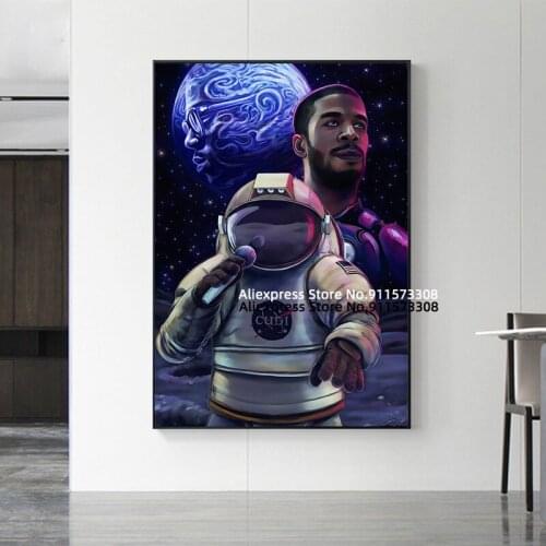 Kid Cudi Singer Posters and Prints Aesthetic Wall Art Canvas Painting For Living Room Home Decoration