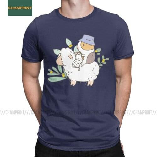 Guinea Pig Knitting Men T Shirts Cute Animal Lover Animals Kawaii Fluffy Pet Funny Tee Shirt Short Sleeve T-Shirts Cotton