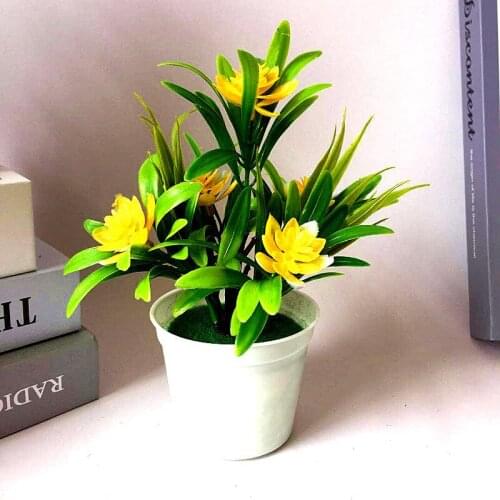 Artificial Potted Simulation Small Lotus Table Gifts Decoration Water Home DIY Lotus Plant Lily Garden Fake PU Flowers