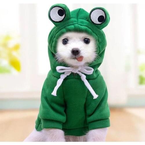 Pet Costume Cute Hoodies Fruit Dog Coat Winter Warm Fleece Dog Clothes for Puppy Cat French Bulldog Chihuahua Small Dog Clothing
