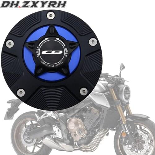 Gas Fuel Tank Cap for Honda CB125R CB150R CB250R CB300R CB500R CB650R 2019-2020 Motorcycle CNC Quick Release Cover