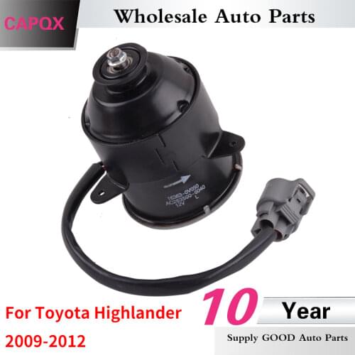 CAPQX Left side Cooling Fan Motor RADIATOR FOR TOYOTA HIGHLANDER 2009 2010 2011 2012 16363-0V050 263500-6040