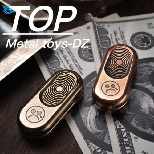 Metal Pop Coin PPB Fingertip Top EDC Magnetic Finger Stress Reliever Autism Anxiety Relief Hand Push Pocket Toys Funny Gifts