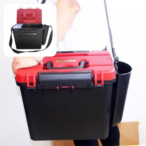 Non-Deformed with Strap Portable Folding Thicken Live Fishing Tank Box for Outside Angling