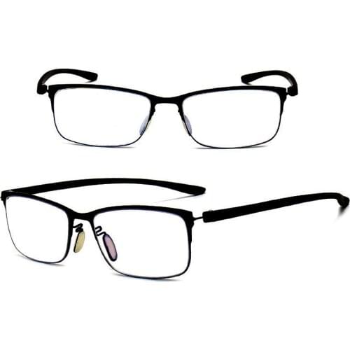 CLARA VIDA New Anti-blue Reading Glasses for Men and Women Fashion Metal Tr90 Comfortable+1.0 +1.5 +2.0 To +4.0