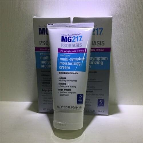 Original MG217 Psoriasis Medicated Multi-Symptom Moisturizing Cream Itching And Redness 3.5 oz Skin ointment 104g