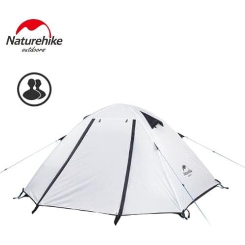 Naturehike Ultralight Travel Outdoor Camping Tent Aluminum Rod 2 Person Double Layers Waterproof Camping Tent With Carrying Bag