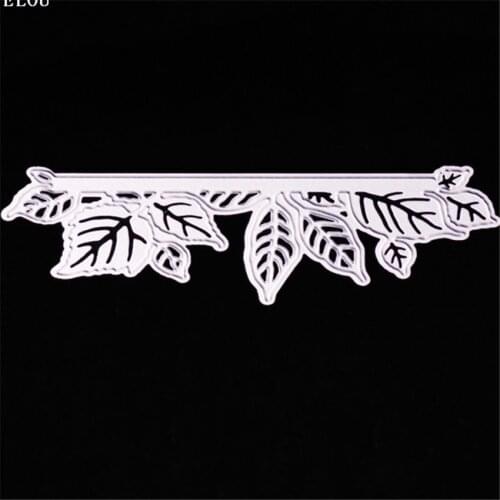 PANFELOU Easter leaves on the windowsill Scrapbooking DIY album cards paper die metal craft stencils punch cuts dies cutting