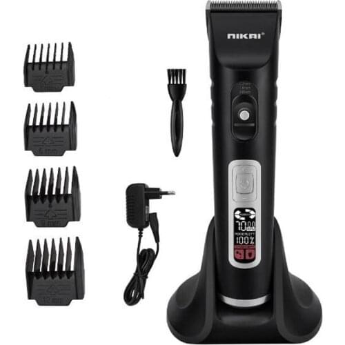 Barber hair trimmer LCD rechargeable hair clipper haircut machine beard trimmer professional hair cutter 7000RPM