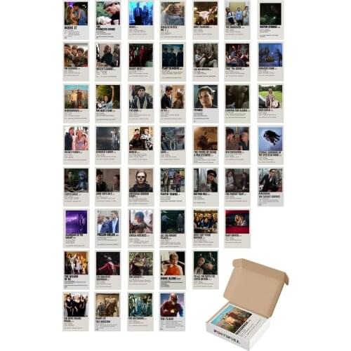 Movie Posters Polaroid Wall Poster Set - Poster Collage Set - 50 Pieces - Thick Coated Paper Wall Art Decor Poster
