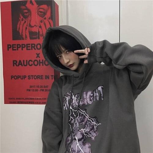 Sweatshirt Women Fashion Tops Pullovers Ladies Hip Hop Couple Clothes Womens Hoodies Ladies New BF Style Korean Streetwear