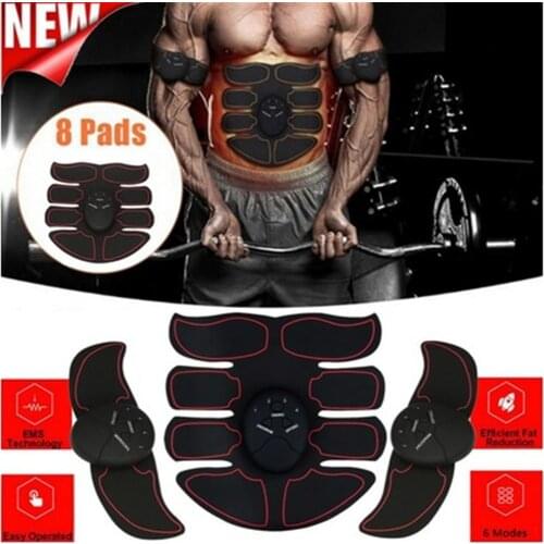 Fitness Abdominal Muscle Trainer EMS Press Stimulator Electric Slimming Machine For Training Apparatus Fitness Gym Equipment
