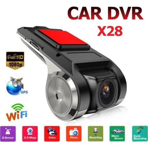 X28 FHD 1080P 120 degree Dash Cam Car DVR Camera Recorder WiFi ADAS G-sensor Video Auto Recorder Dash Camera
