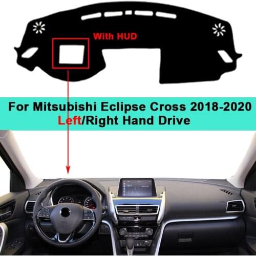 Car Inner Dashboard Cover DashMat Rug For Mitsubishi Eclipse Cross 2018 2019 2020 Carpet Cushion Sun Shade Protector