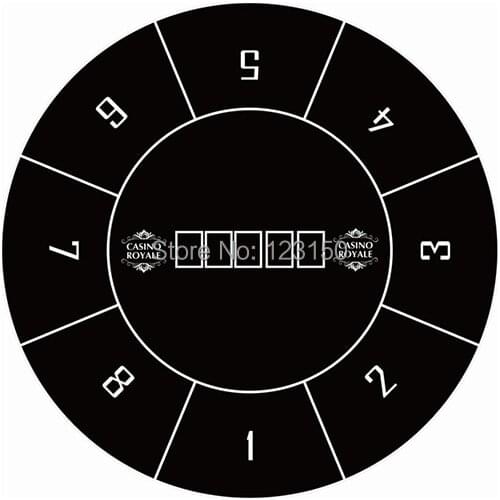 WP-038 Texas Holdem Layout, Water Resistant Diameter 120cm, 1PC Free shipping
