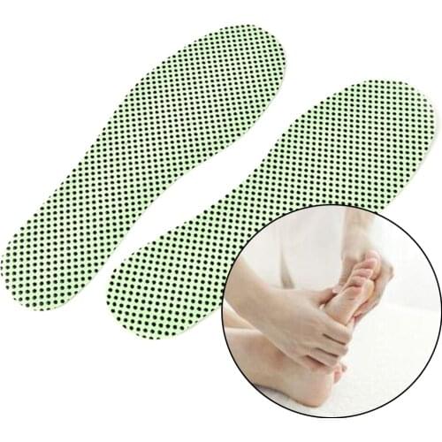 1Pair Self-heating Insoles Warm Reflexology Insoles Winter For Footwear Insoles Heated Self-heating Insoles Natural Tourmaline