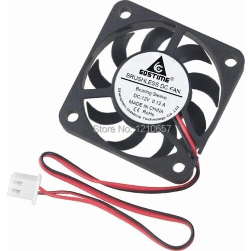 1PCS Gdstime 4cm 40mm x 7mm 4007 DC 12V 2Pin Radiator Cooling Cooler Fan