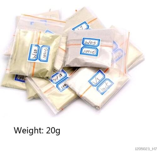 100 carats / 20g W0.5 to W40 Polishing Powder Diamond Micron Powder Polishing Tools For Gemstones Jade Ceramics Carbide