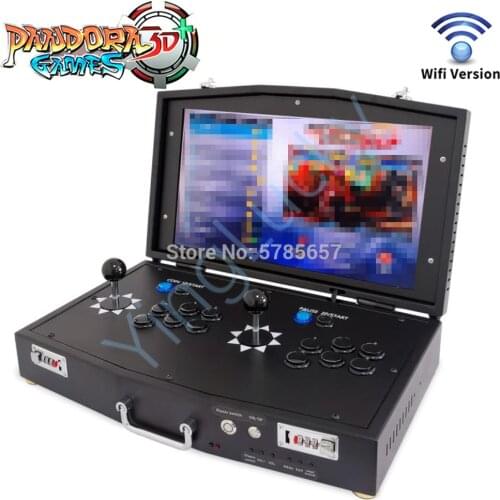 18.5-inch arcade console pandora box 3d wifi 4018 in 1 IPS HD screen connection wireless projection TV box PC xbox game machine