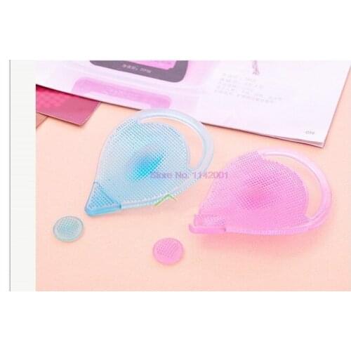 200set 2pcs/set Super Soft Skin-friendly Silicone Massage Brush Clean Beauty Wash Face To Brush Skin Care Tool Makeup Tools