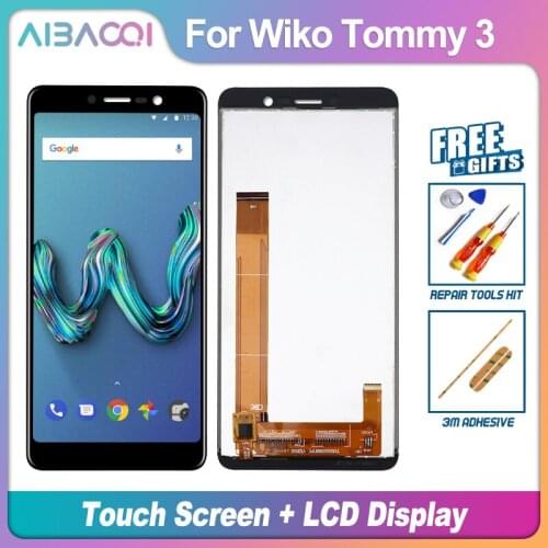AiBaoQi Brand New 5.45 Inch Touch Screen+960x480 LCD Display Assembly Replacement For WIKO Tommy 3 Phone