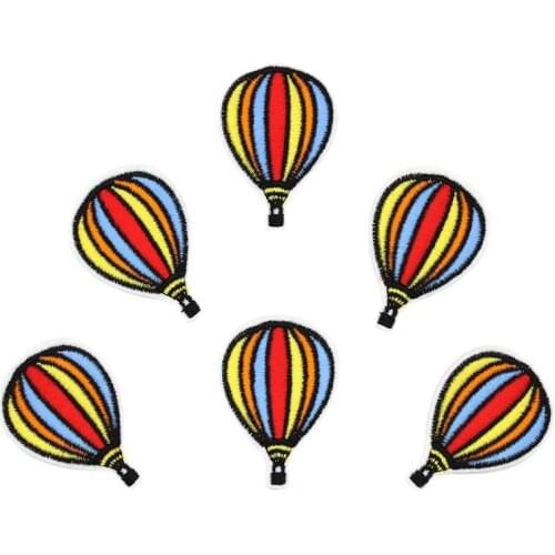 10pcs/lot Embroidered Cartoon balloon Appliqued Iron On Patches Jeans Stickers Clothing Bags Coats Pants Badge Supplier