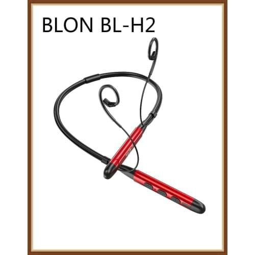 BLON BL-H2 Bluetooth 5.0 Earphone Cable Wireless Sports Headset IPX4 Waterproof Earhook Headphones Gaming Earbuds BLON BL-03