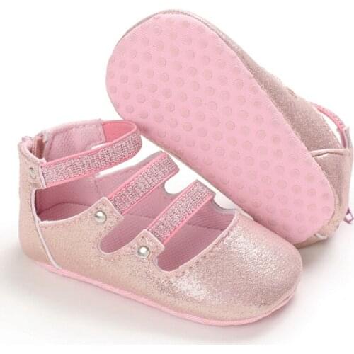 1 NEW Baby girl shoes baby leather shoes infant soft rubber sole shoes newborn girl prewalk shoes for 0- 18months