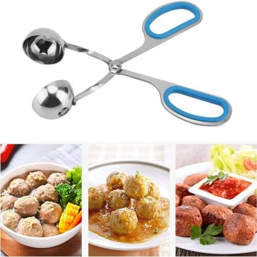 DIY Fish Meat Ball Maker Meatball Mold Tools Stainless Steel Meat Baller Maker Home Kitchen Cooking Tools Kitchen Accessories