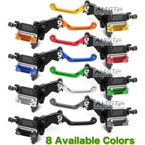 For Suzuki RMZ250 RMZ450 RMX450Z DRZ 400S 400SM LTZ400 LTZ450 CNC Dirt Bike Hydraulic Brake Master Cylinder Cable Clutch Levers