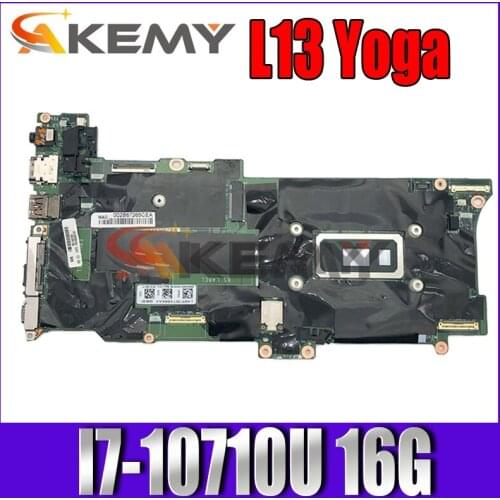 GX490 NM-C661 For Lenovo X1C X1 Carbon 8th Gen X1 Yoga 5th Gen laptop motherboard With CPU I7-10710U RAM 16G mainboard