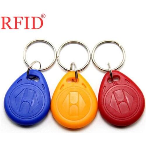 ID 125KHZ EM4305 Rewritable Writable Keyfobs RFID Key Ring Tag Proximity Token Keychain Access Control Card Many Color Select 10