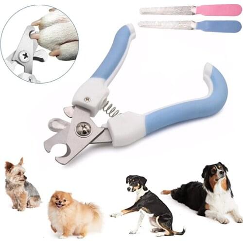 Professional Pet Cat Dog Nail Clipper Cutter With Sickle Stainless Steel Grooming Scissors Clippers for Pet Claws Dog Supplies