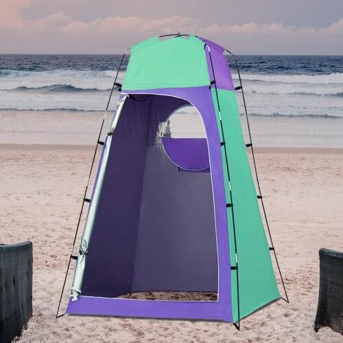 Easy Set Up Portable Outdoor Shower Tent Camp Toilet Rain Shelter For Camping Beach Pop Up Privacy Tent Camping Hiking