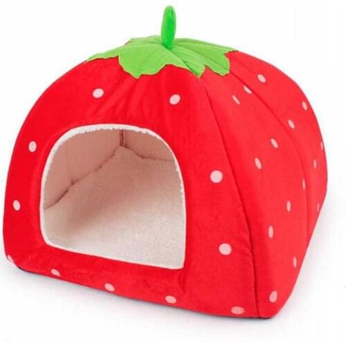 Pet Dog Bed Cat house cave Comfortable Print Kennel Mat For Pet Puppy Winter Summer Foldable Cat Bed Pet Supply