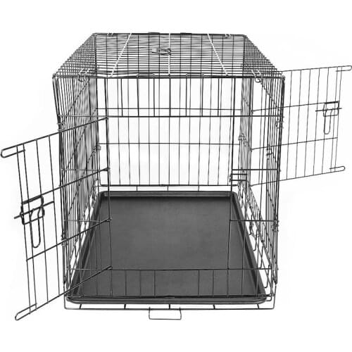 Hot Sales 42inch Fence For Dogs Aviary For Pets Fitting For Cats Door Playpen Cage Products Security Dogs Kennel House Cover HWC