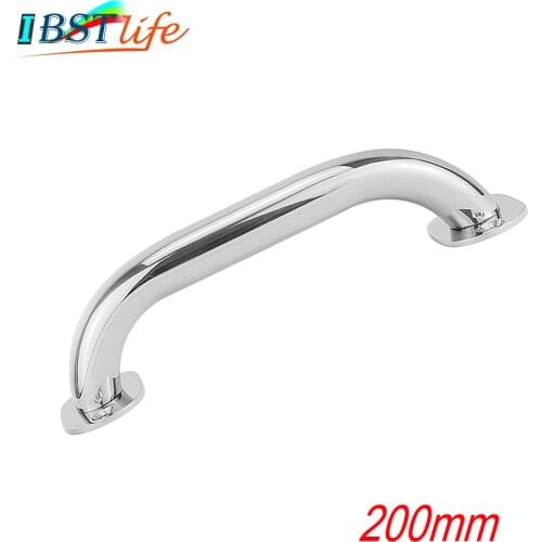 200mm Marine Grade 316 Stainless Steel Grab Handle Door Handrail Grip Rail Grab Bar Handle Boat Hatch Yacht Marine Bathroom