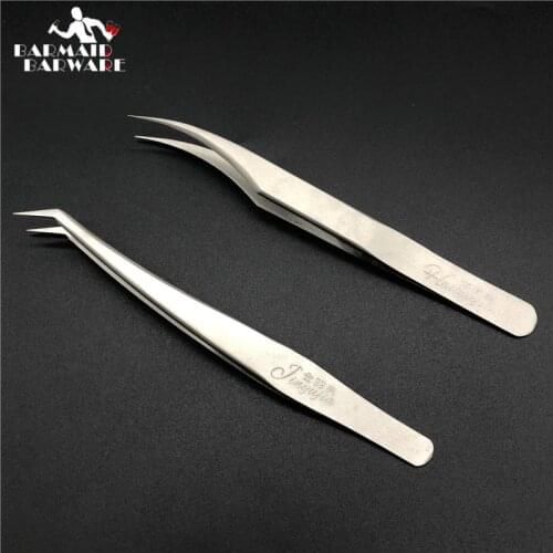 12.5cm Dolphin Plume Stainless Steel Kitchen & Bar Tweezer Food Tongs Kitchen Cooking Medical Tweezers