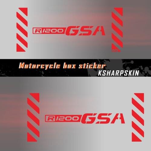 Motorcycle Luggage Reflective Side Box Sticker Side Cases Decoration decals moto Pannier Box For BMW R1200GSA r 1200 gsa