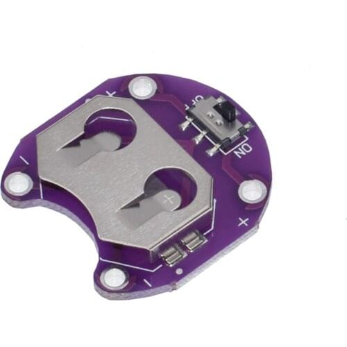Smart Electronics New for Arduino LilyPad Coin Cell Battery Holder CR2032 Battery Mount Module