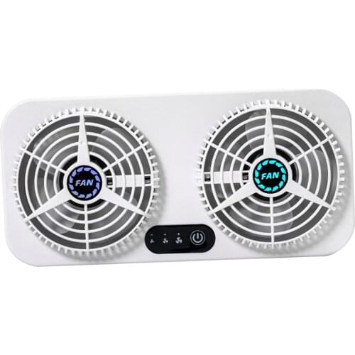 Car Home Dual-use Exhaust Fan Auto USB Charging Fan Exhaust Fan