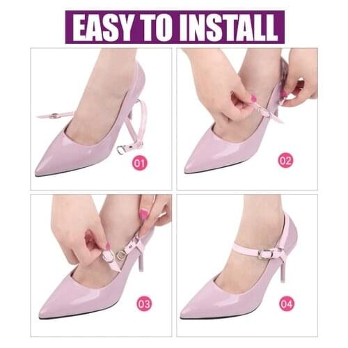 High-heels Shoelaces Buckle Bandage 1Pair Women Shoelace No Tie Triangle Beam Leather Shoe Lace High-heels Shoelaces Buckle